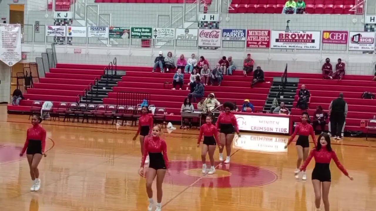 Minden High School Tiderline, Halftime/Crimson Tide VS Booker T Washington Shreveport.