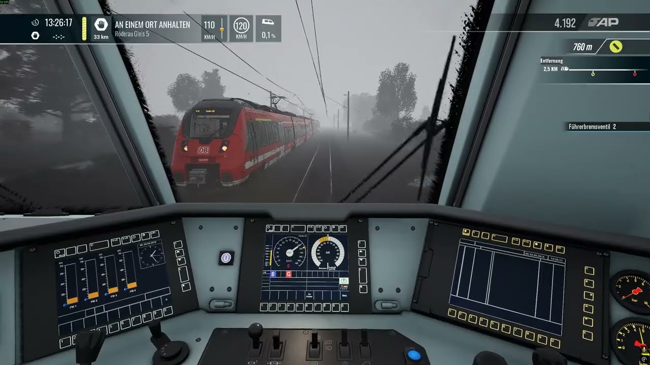 TSW 6                mit runtergelassenen Stromabnehmer erwischt 2026 02 08