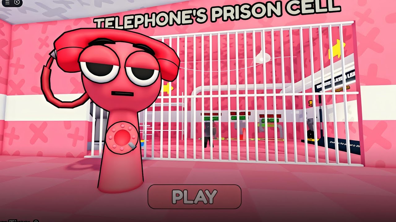 TELEPHONE SPRUNKI'S PRISON RUN! (OBBY) #roblox #scaryobby #obby