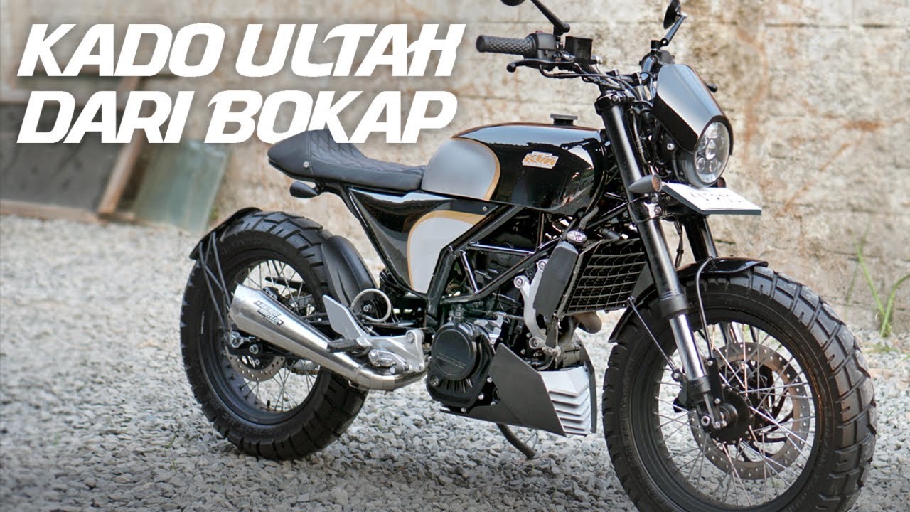 NGE-CUSTOM KTM DUKE 200 JADI TRACKER!! #AtenxKatros