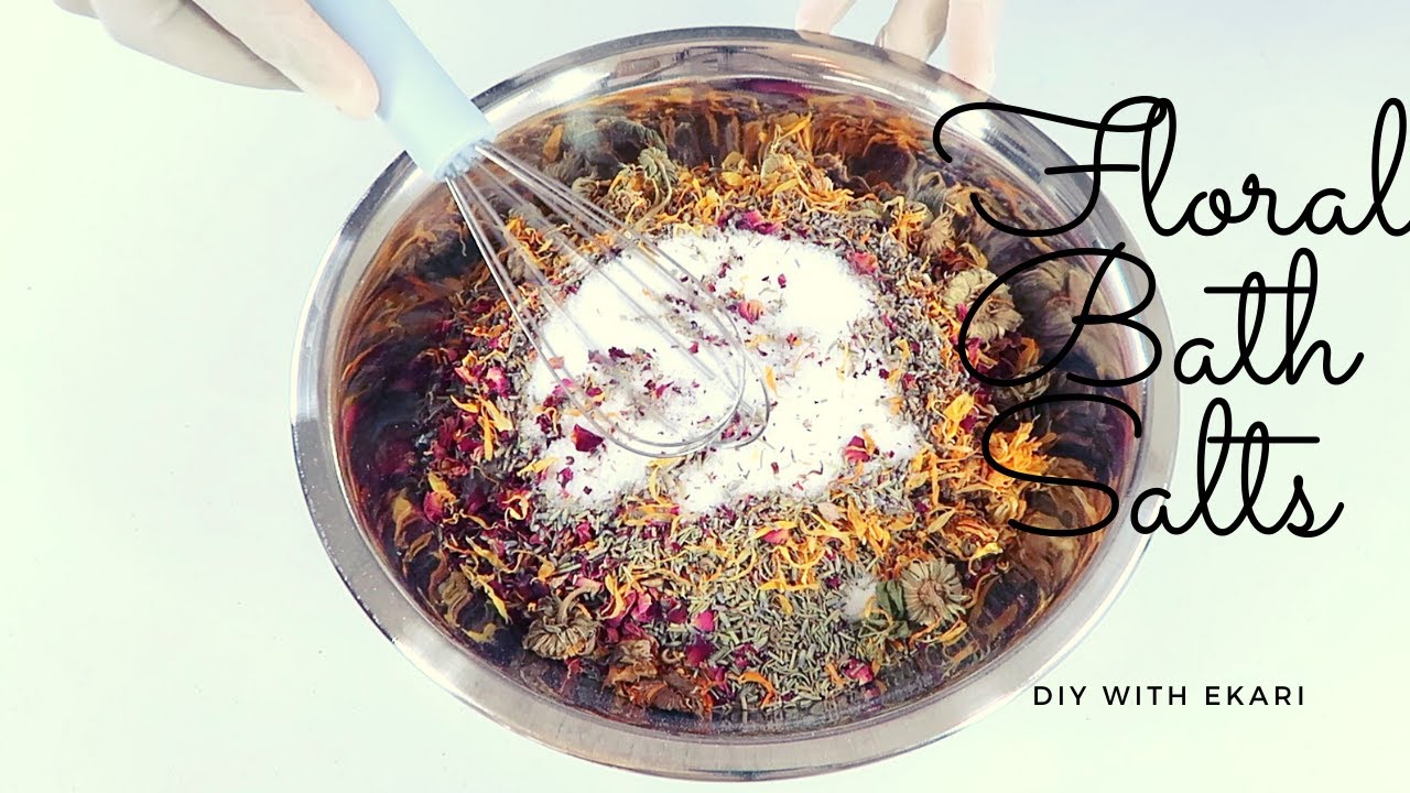 DIY Floral Botanical Bath Salts | Entrepreneur Diaries