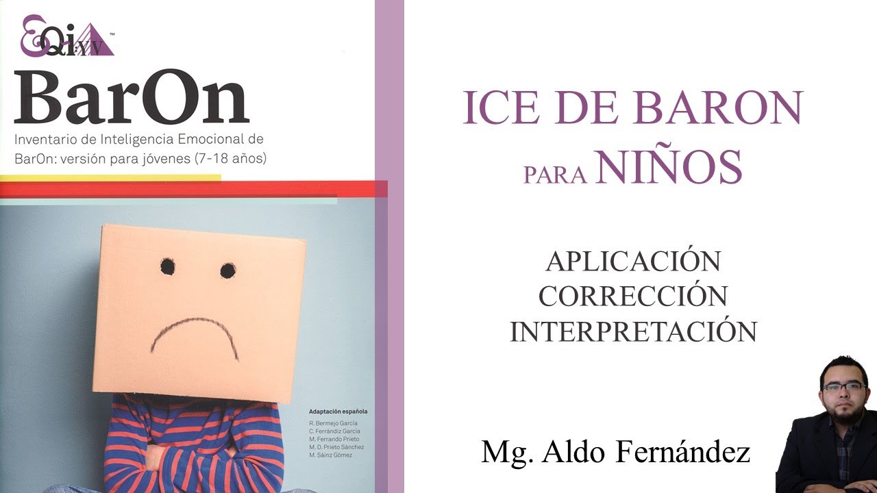TEST ICE BARON PARA NIÑOS (COMPLETO) - INTELIGENCIA EMOCIONAL