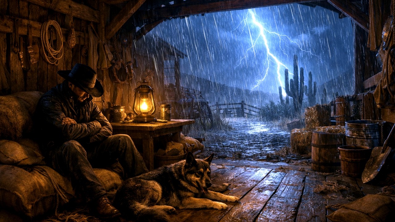 Terrifying Storm Night – Arthur Shelters in Fear | RDR2 ASMR For Sleeping