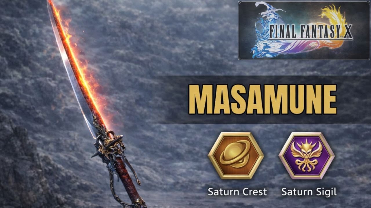 FFX &ndash; Auron Masamune Guide (Saturn Crest & Sigil | Celestial Weapon)