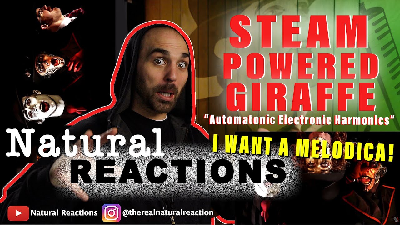 Steam Powered Giraffe - Automatonic Electronic Harmonics REACTION
