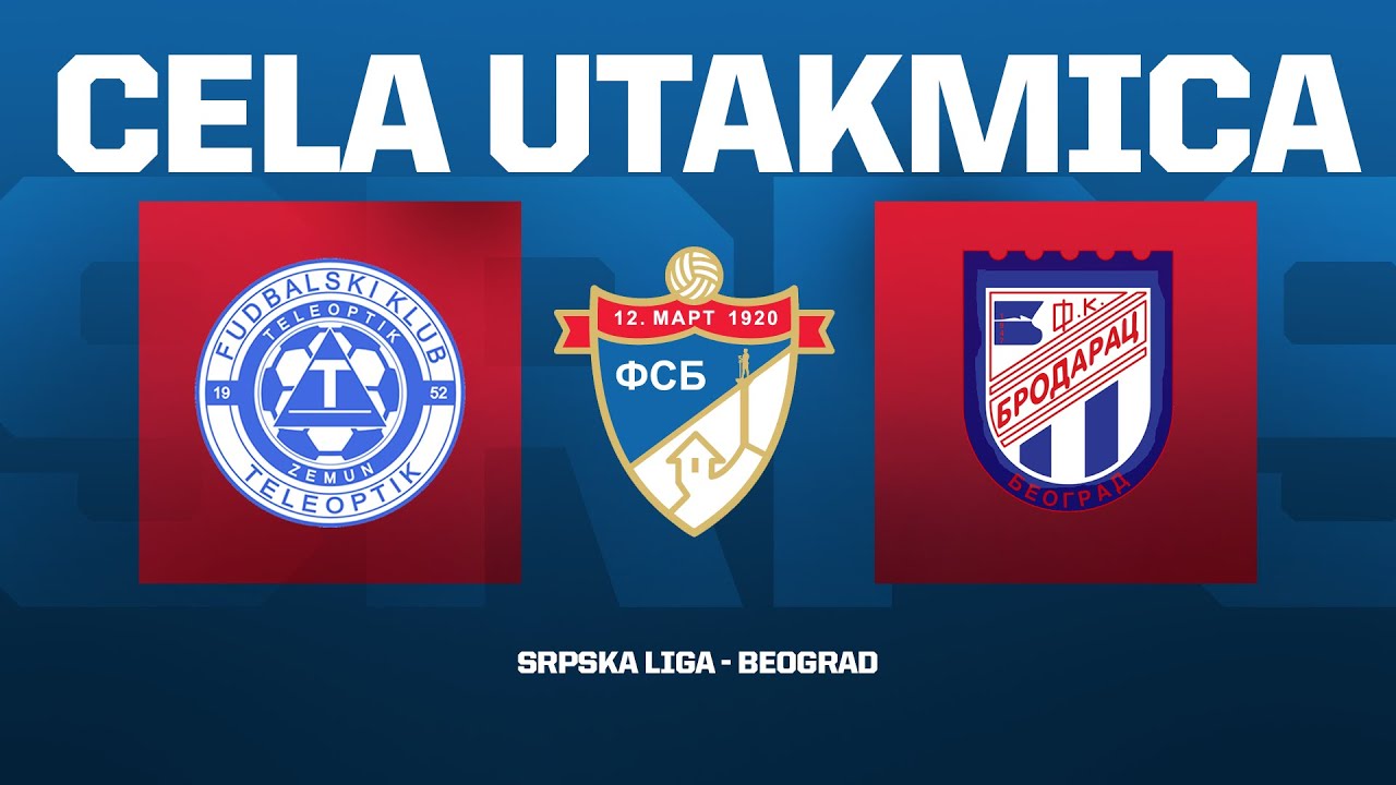 TELEOPTIK - BRODARAC, Srpska liga Beograd 25/26 - 13. Kolo