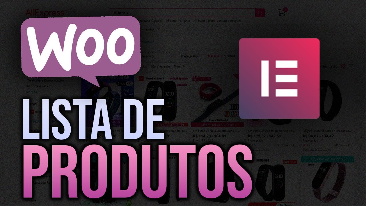Construindo Lista de Produtos com Elementor no WordPress - Loja Virtual