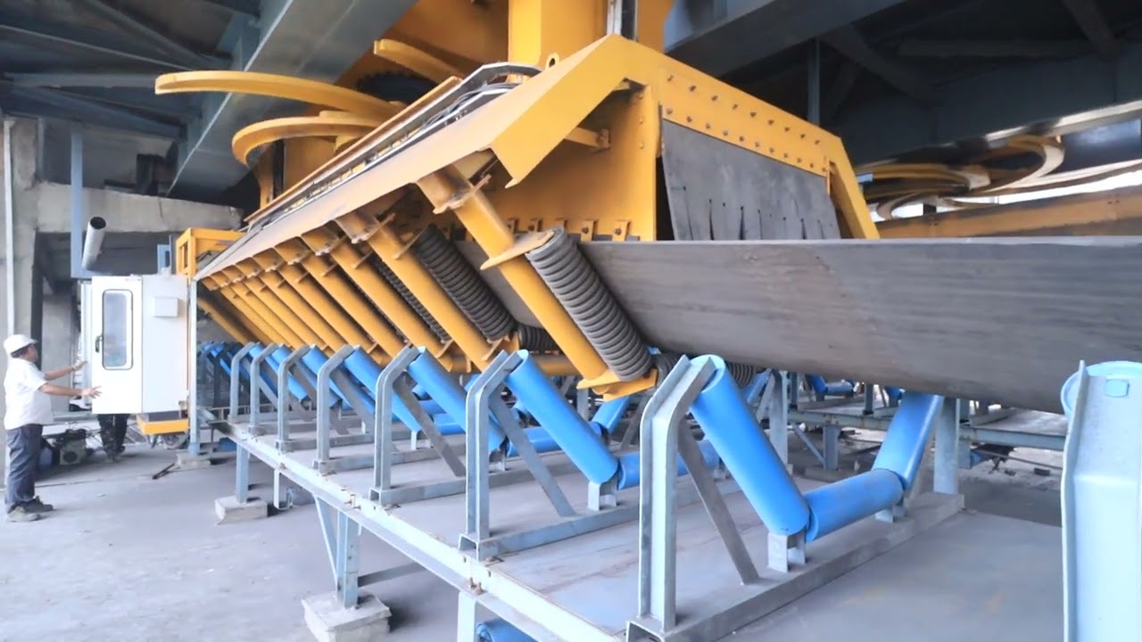 CHP part Plough Feeder Trails and testing in Bunker#coalmines #conveyorsystem #viralvideo#material.
