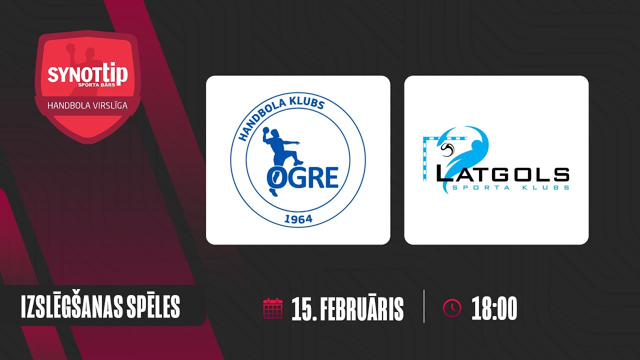 HK Ogre 🆚 SK Latgols  | Izlēgšanas spēles | SynotTip vīriešu Virslīga 25/26