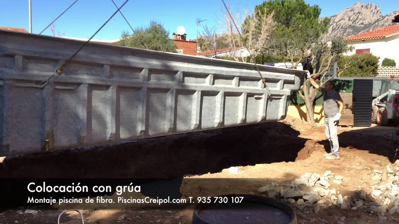 Cómo instalar una piscina prefabricada de fibra