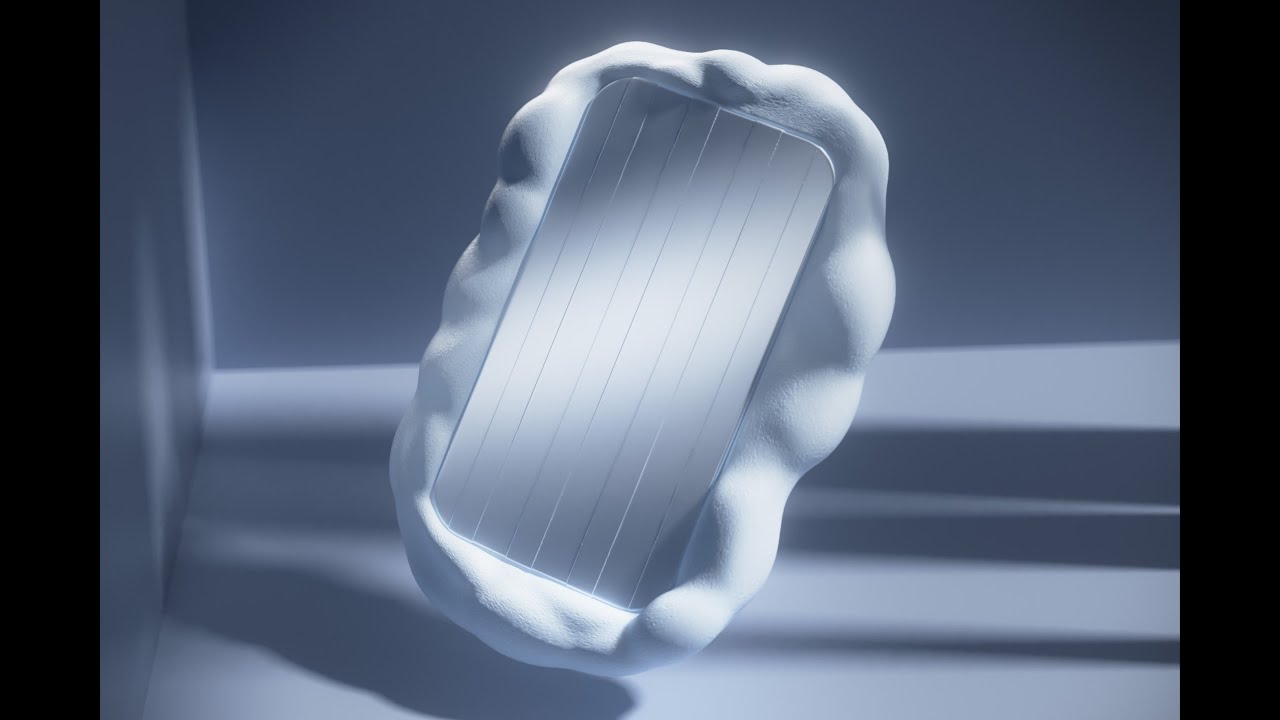 Fluffy inflatable animation in cinema4d#cinema4d