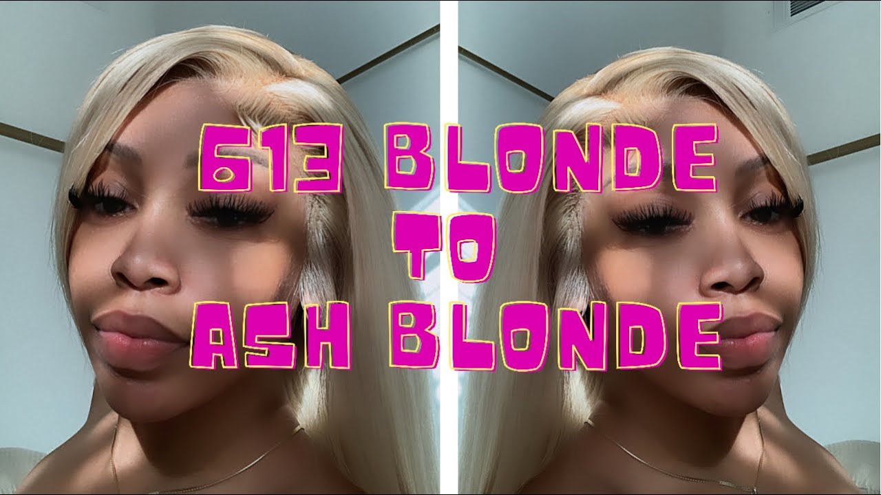 TONE 613 BLONDE TO ASH BLONDE | WATERCOLOR METHOD | EASY | AMAZON WIG