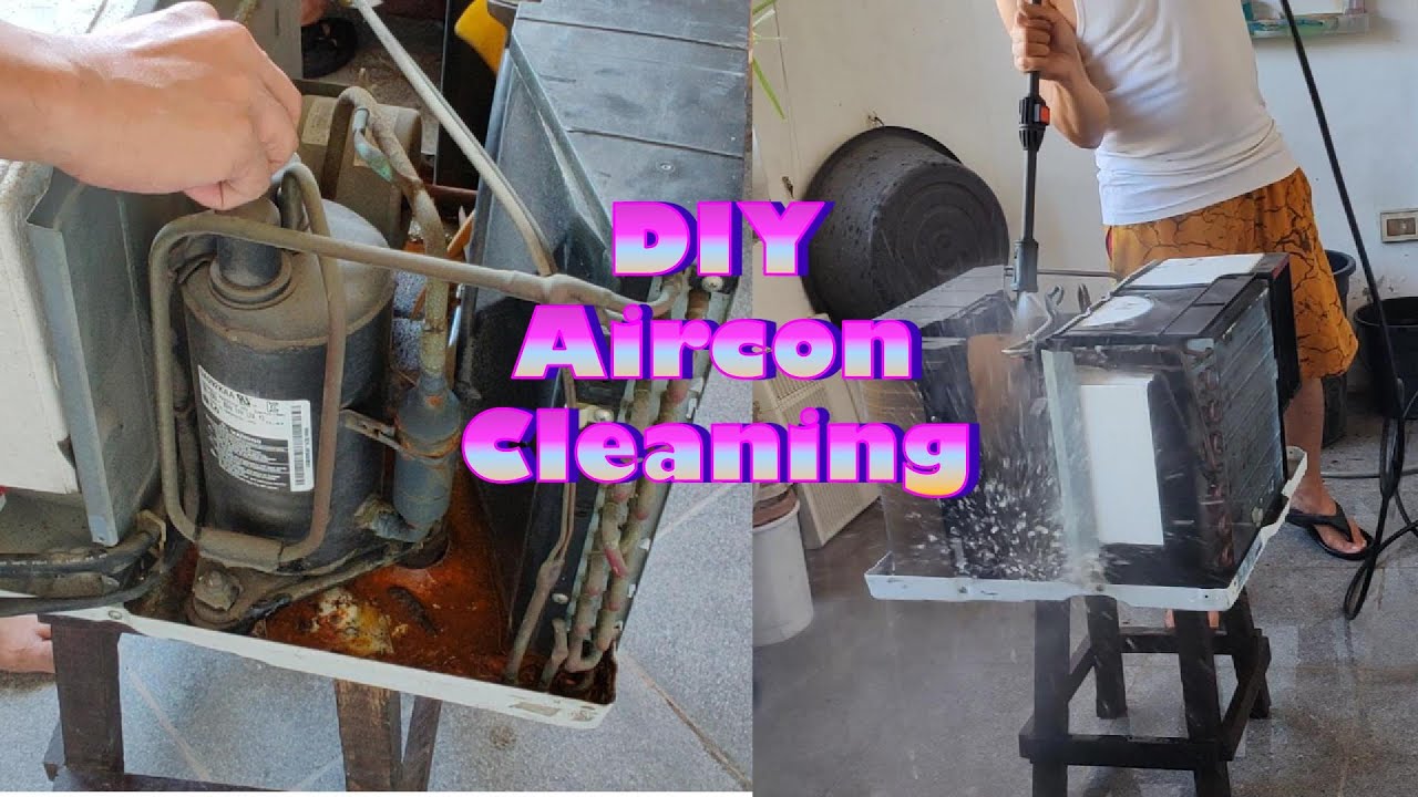Nilinis Ko ang Aking Aircon Gamit ang Pressure Washer | Tipid na Paraan! | LG 0.75HP Window-Type