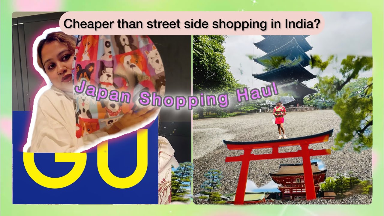 Japan GU Shopping Haul(ActuallyCheaper than India Street shopping?)w/prices- found my fav PJs| Part1