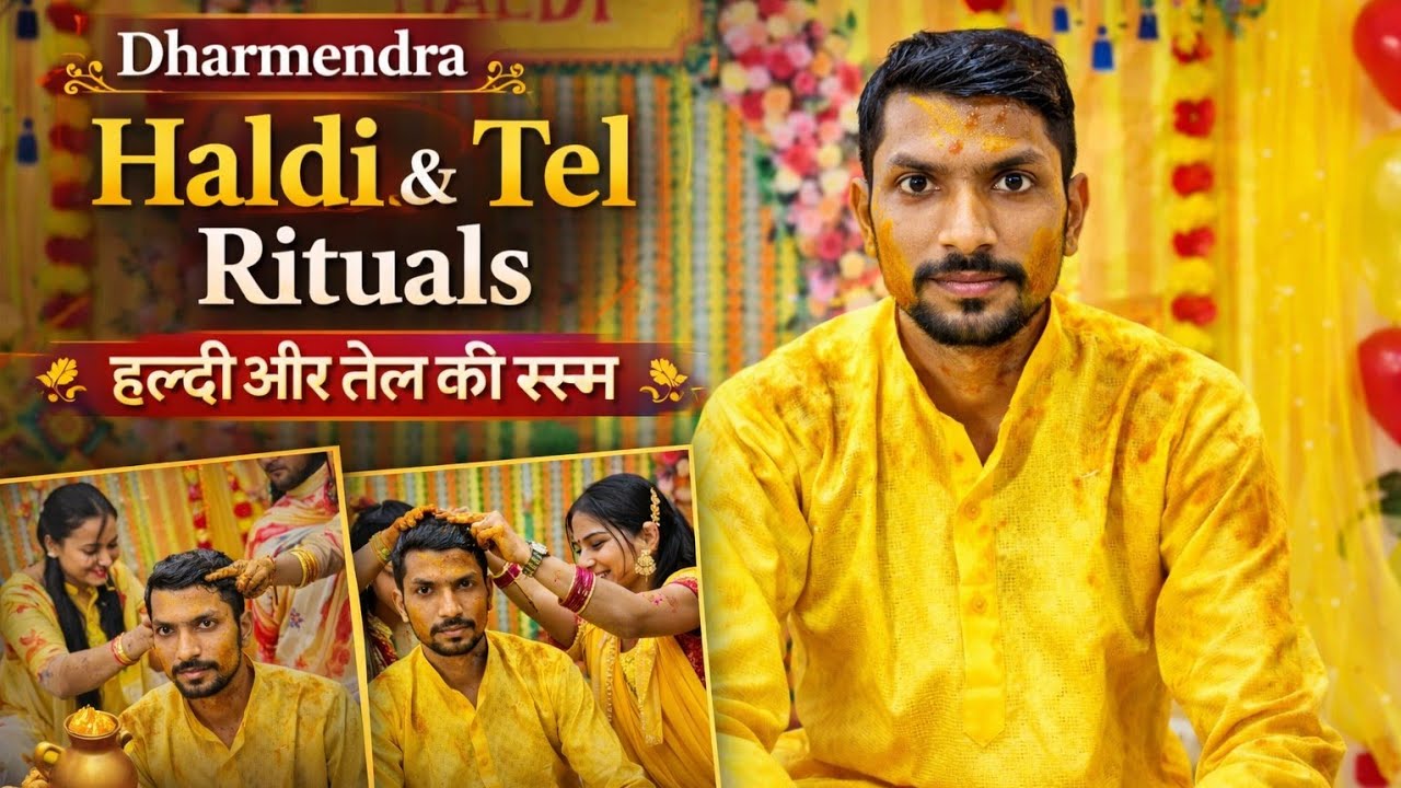 Haldi and Tel Video|| Dharmendra wedding 