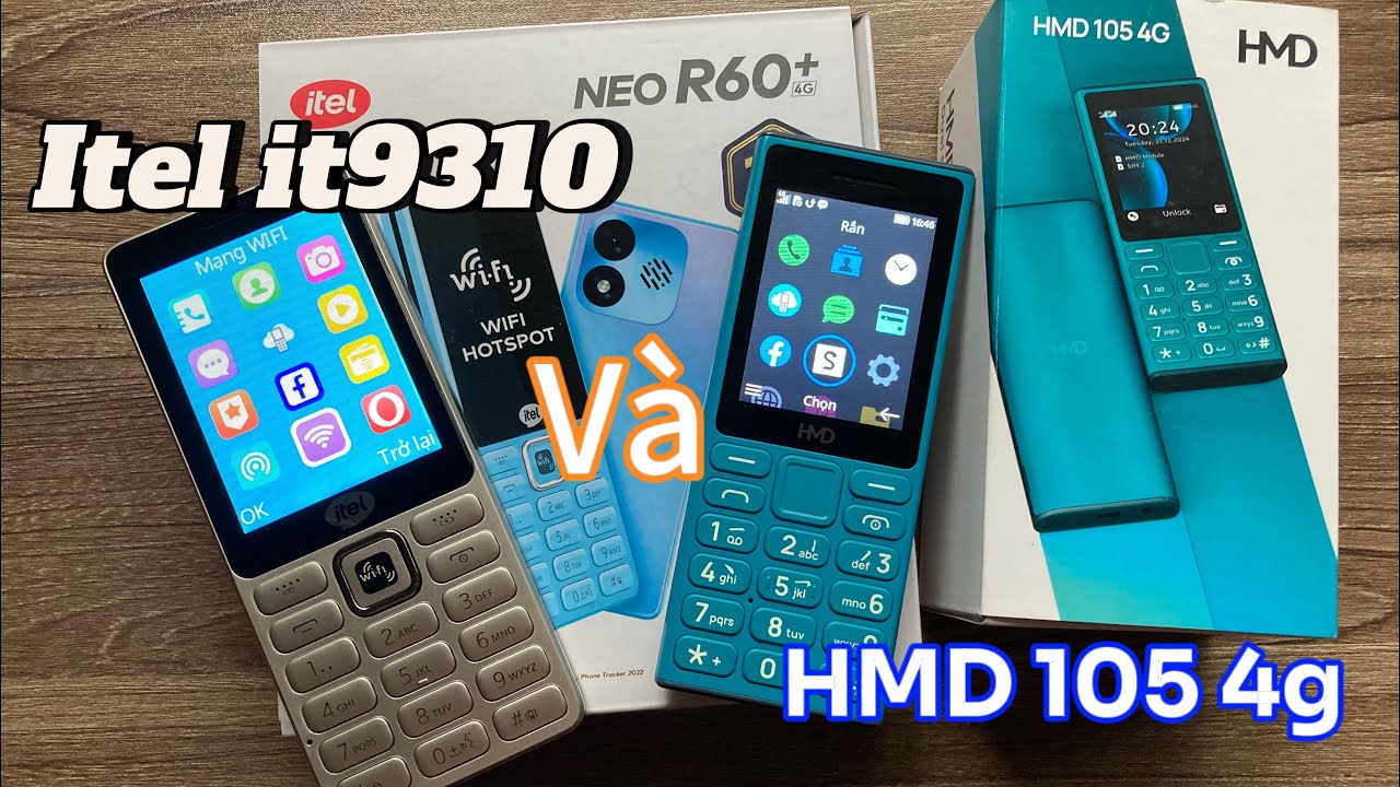 Сравнение двух продуктов Itel it9310 и HMD 105 4g, выбор каждого