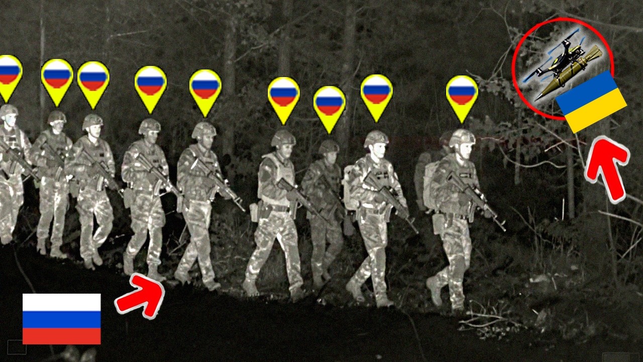 russian soldiers fell into a Deadly Ambush by Ukrainian FPV Drones! Then This Happened...
