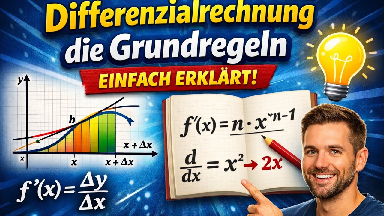 Differenzialrechnung - die Grundlagen erklärt! 💡🔢 | perfekte Vorbereitung auf Tests!