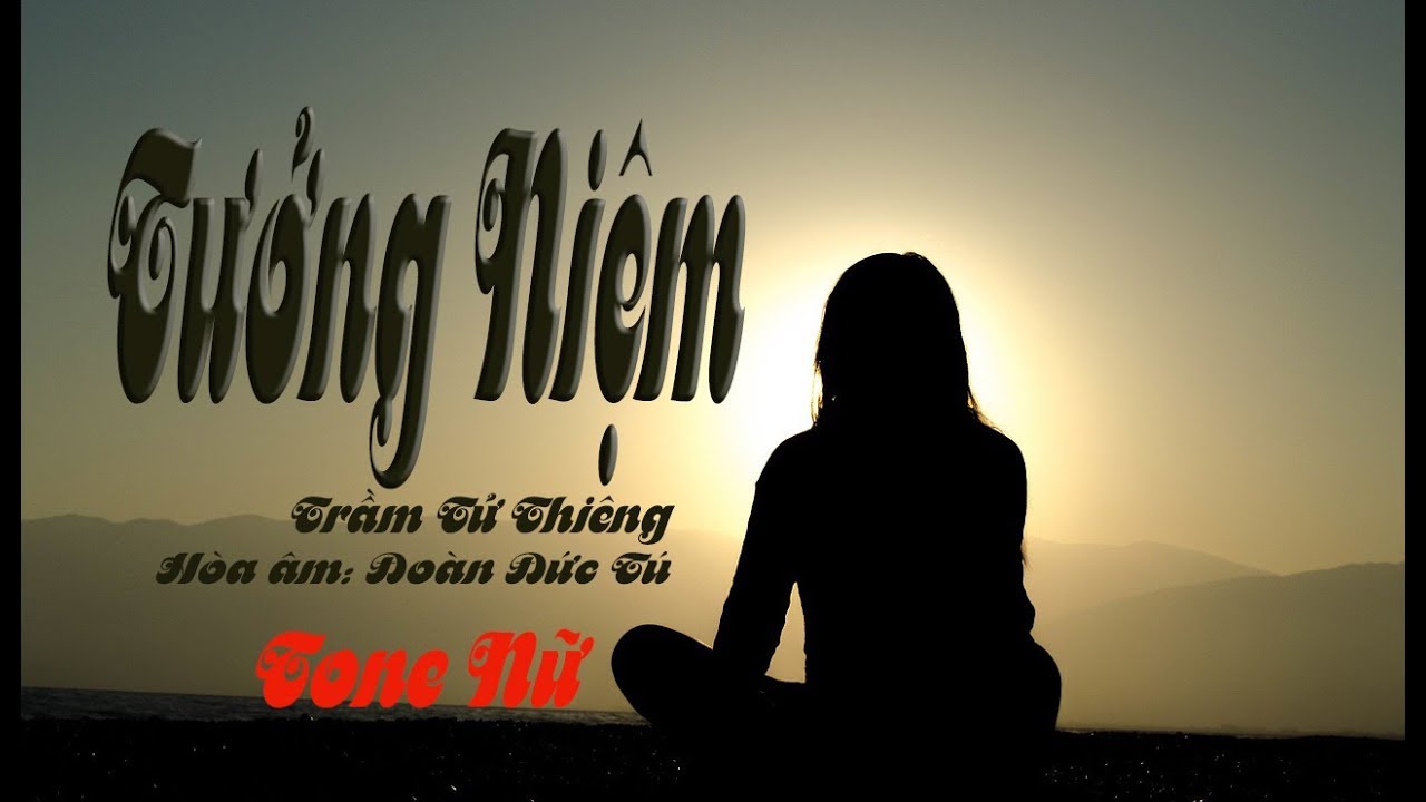 karaoke Tưởng Niệm |tone Nữ|🎤