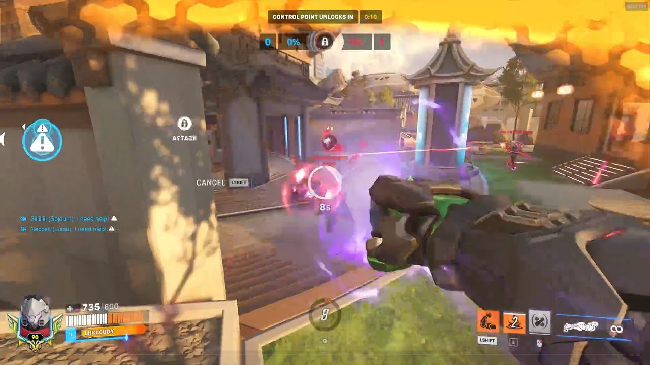 LHCLOUDY RAMATTRA SEASON 17 TOP 500 OVERWATCH 2 GAMEPLAY