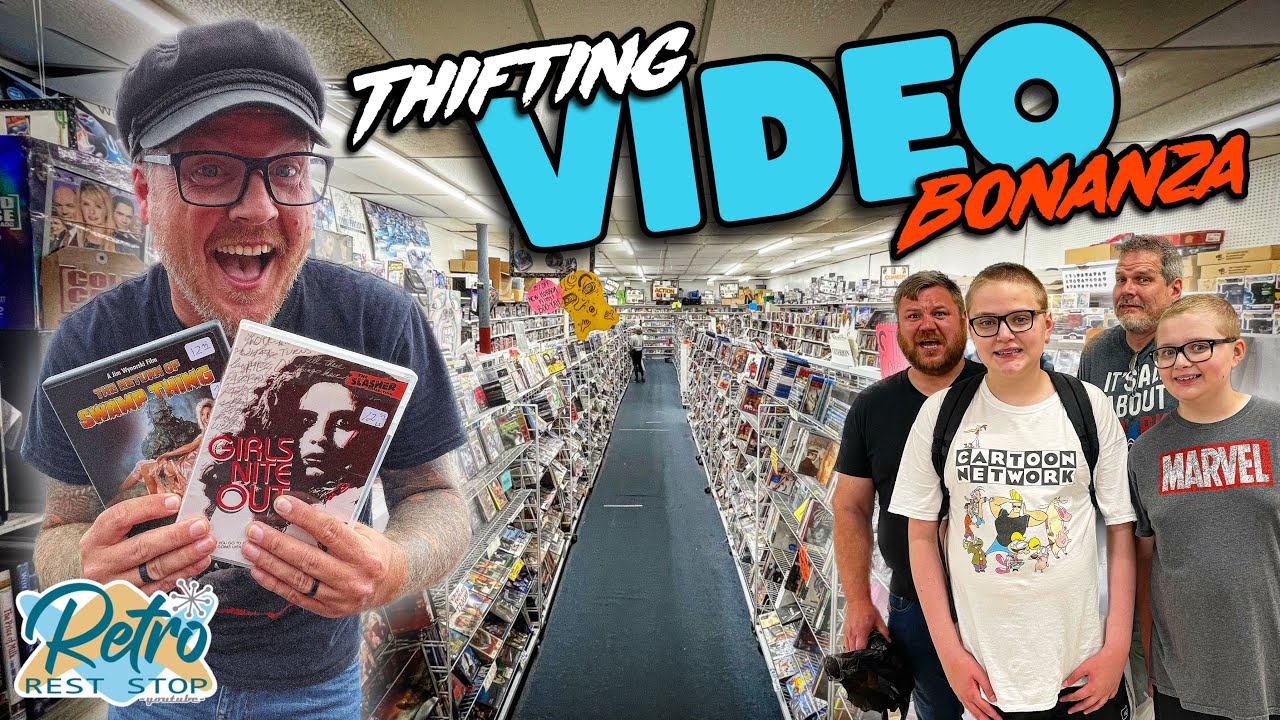 Thrifting Video Bonanza For Movies At The Quakertown Farmers Market In Quakertown, PA