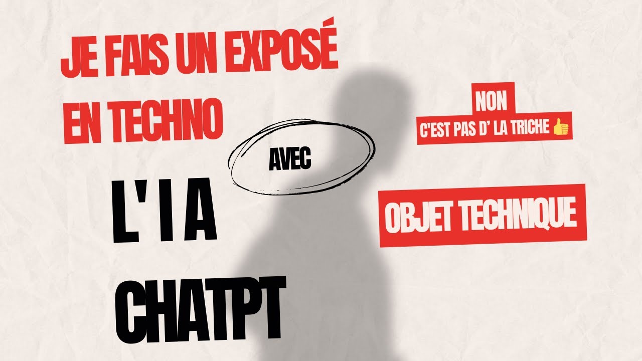 Je fais un diaporama en utilisant l'IA et gagne beaucoup de temps: évolution de l'objet technique