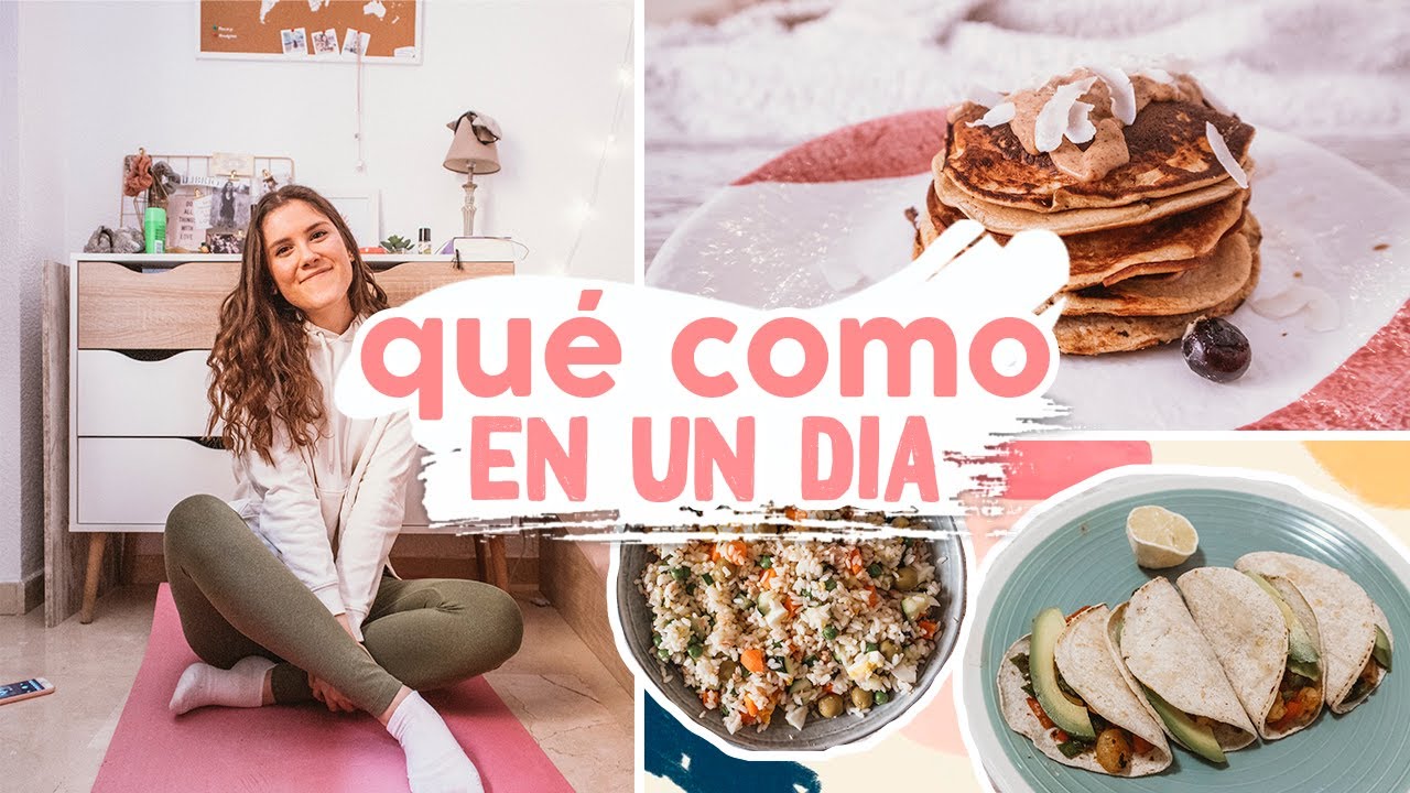 QUÉ COMO EN UN DÍA + RUTINA DE PIERNAS EN CASA // Laura Mareno