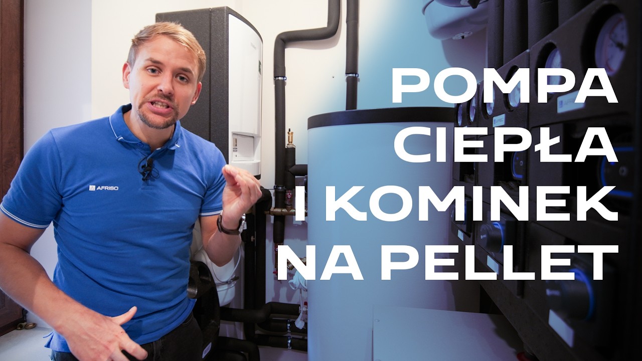Jak połączyć pompę ciepła z kominkiem na pellet? #pompaciepła #afriso  #kominek  #kotłownia