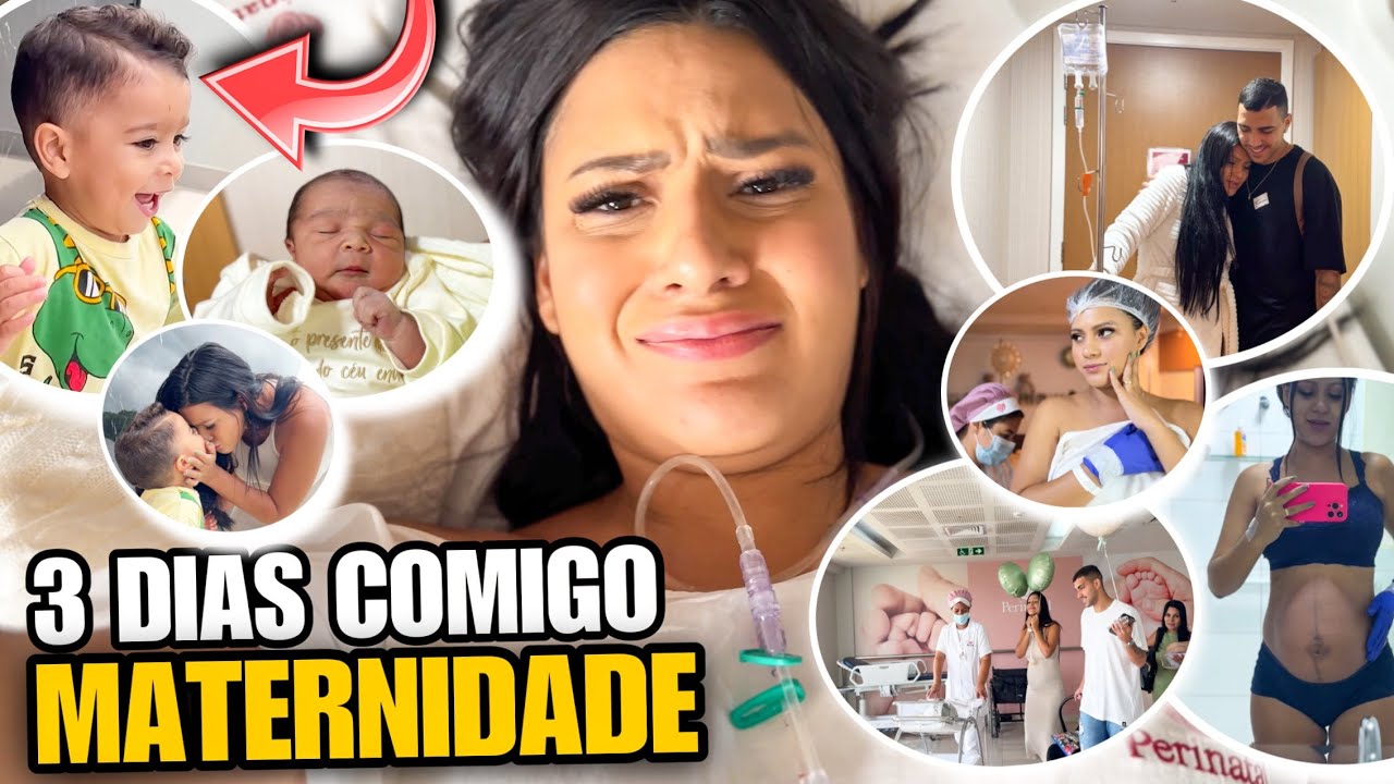 3 DIAS COMIGO NA MATERNIDADE + NOSSA CHEGADA EM CASA!!! 😍😭🏠