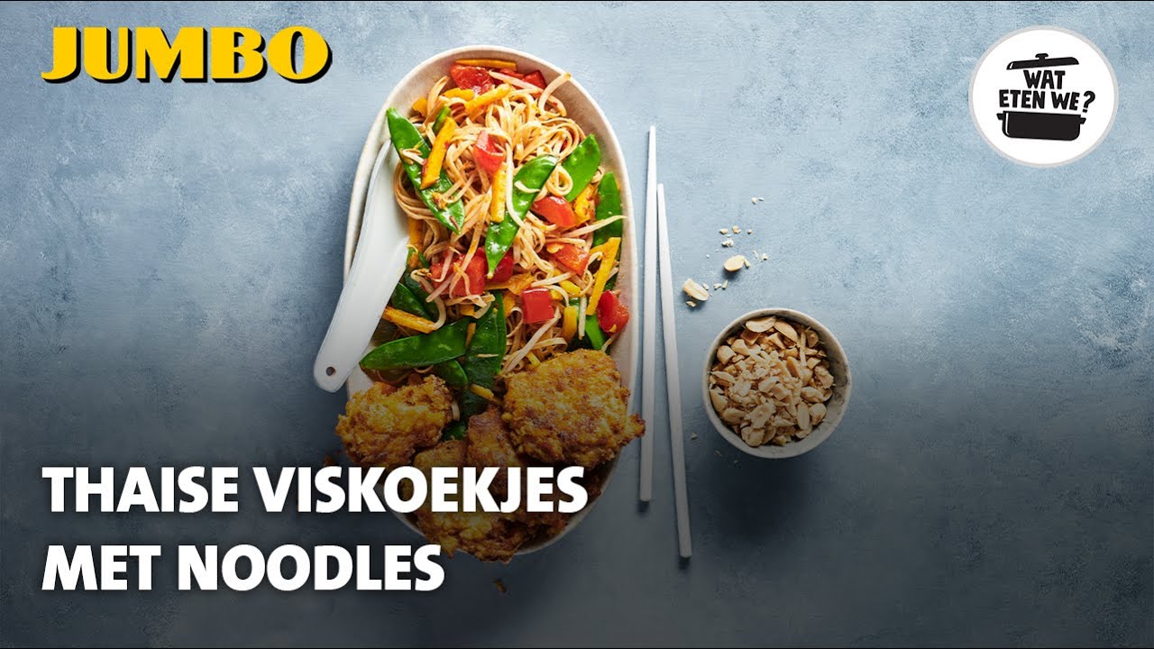 Wat eten we? Thaise viskoekjes met roerbaknoedels