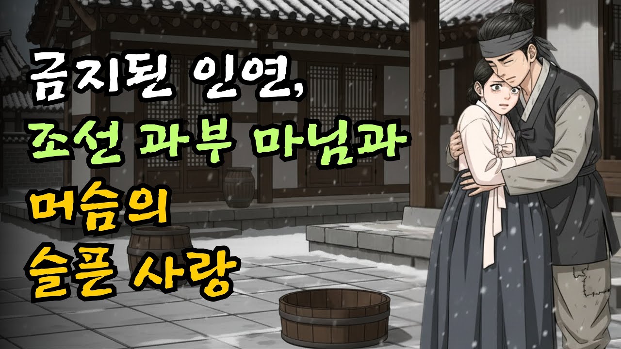 금지된 인연, 조선 과부 마님과 머슴의 슬픈 사랑 | 야담 | 민담 | 전설 | 옛날이야기