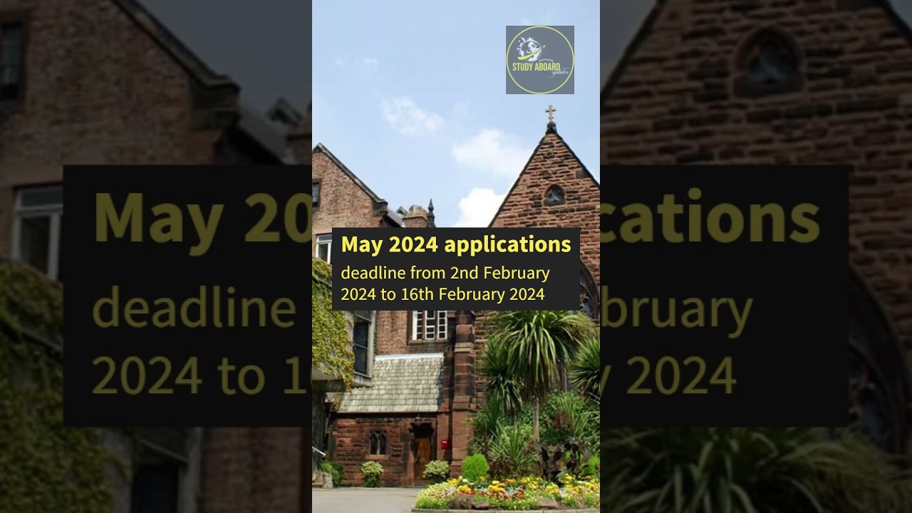 Chester University Important Deadlines