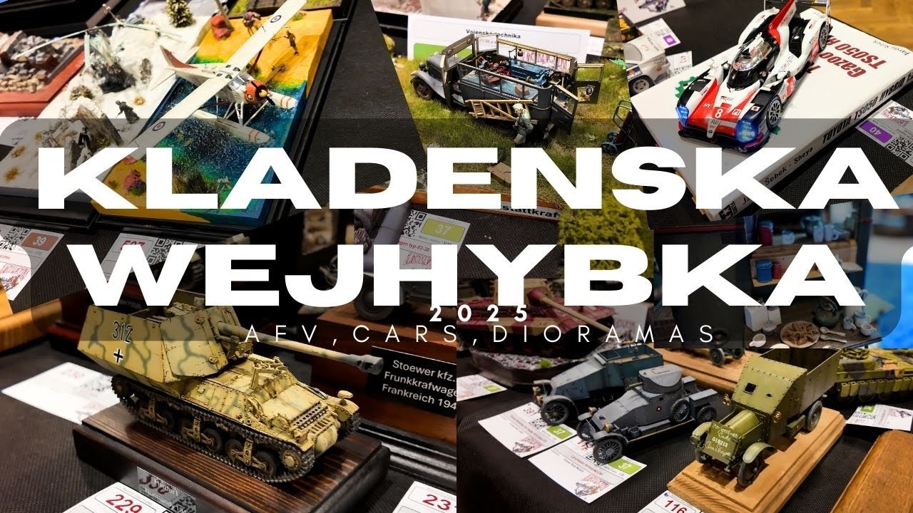 Kladenska Vejhybka 2025 - AFV Models and Dioramas