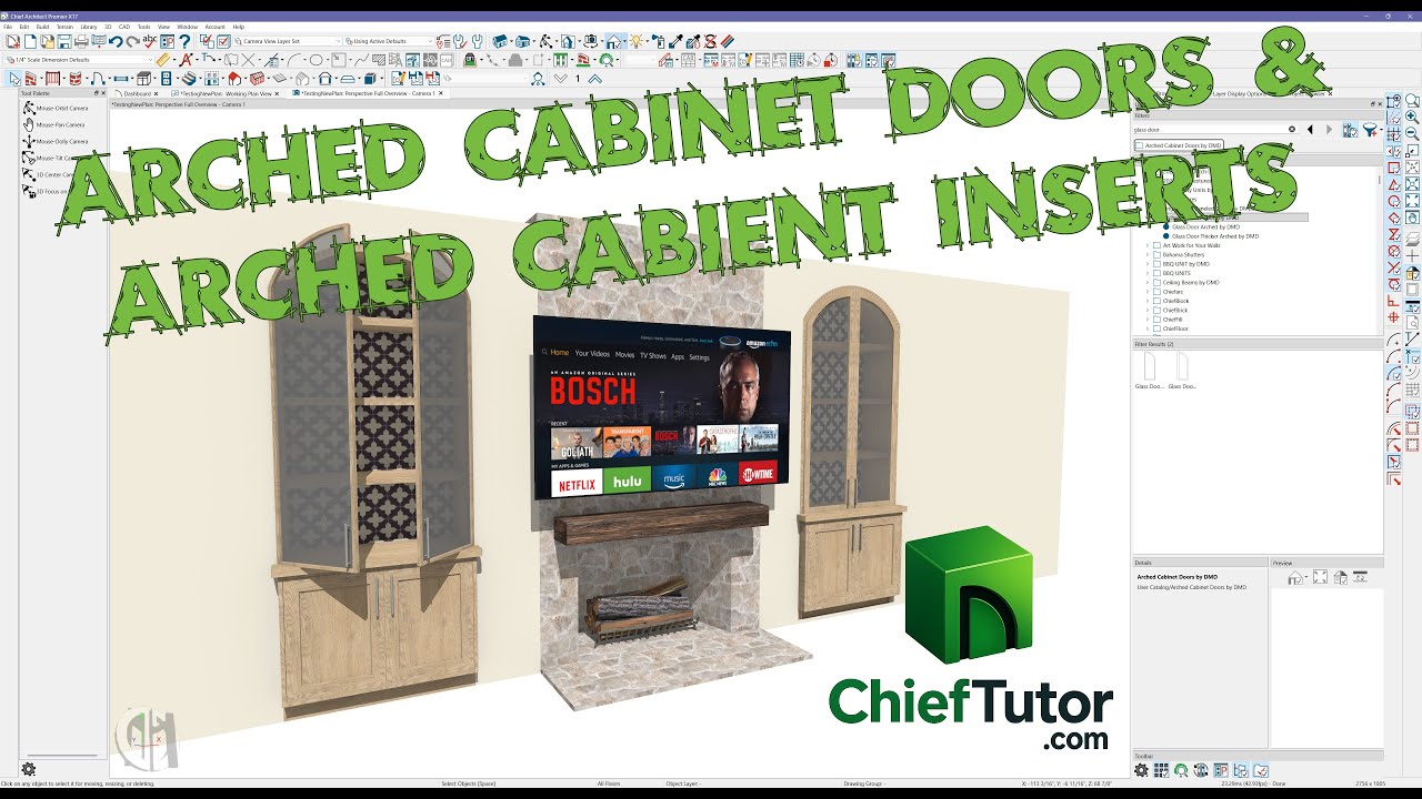 Master Arch Cabinet Doors in Chief Architect ✨🚪