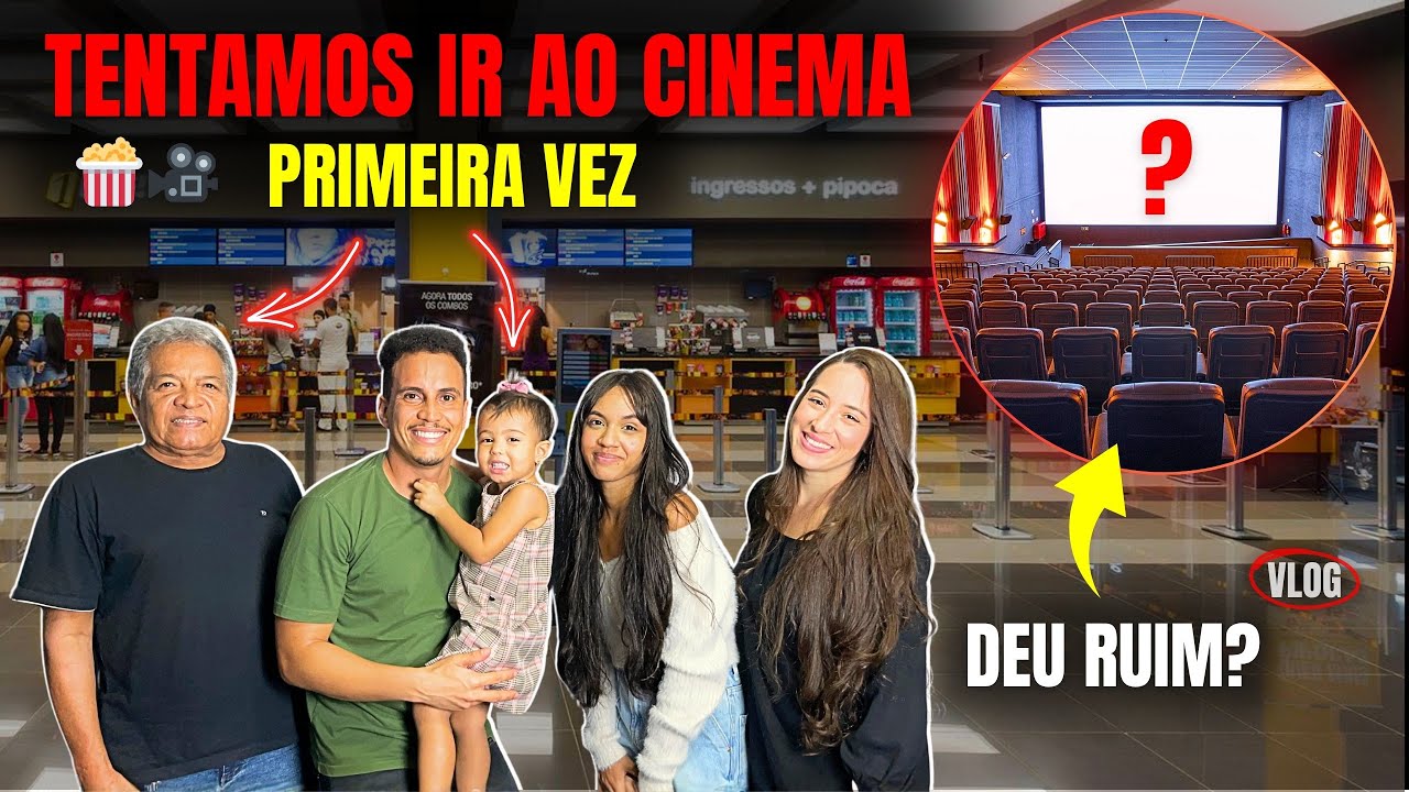 PRIMEIRA VEZ DO MEU PAI E DA ALYSSA ASSISTINDO FILME NO CINEMA | Será Que Deu Certo?