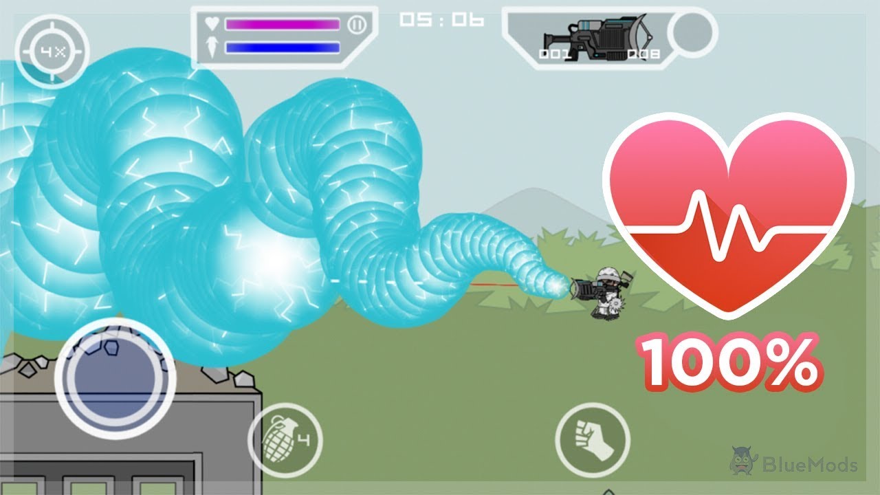 Doodle Army 2 : Mini Militia 100% Unlimited Health Hack 2019