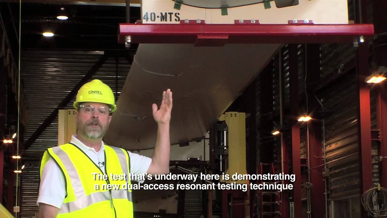 National Wind Technology Center Provides Dual Axis Resonant Blade Testing