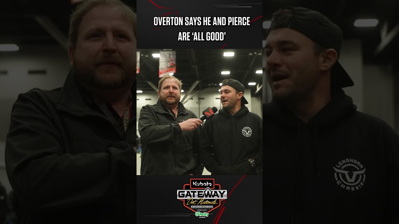 Brandon Overton says he and Bobby Pierce are 