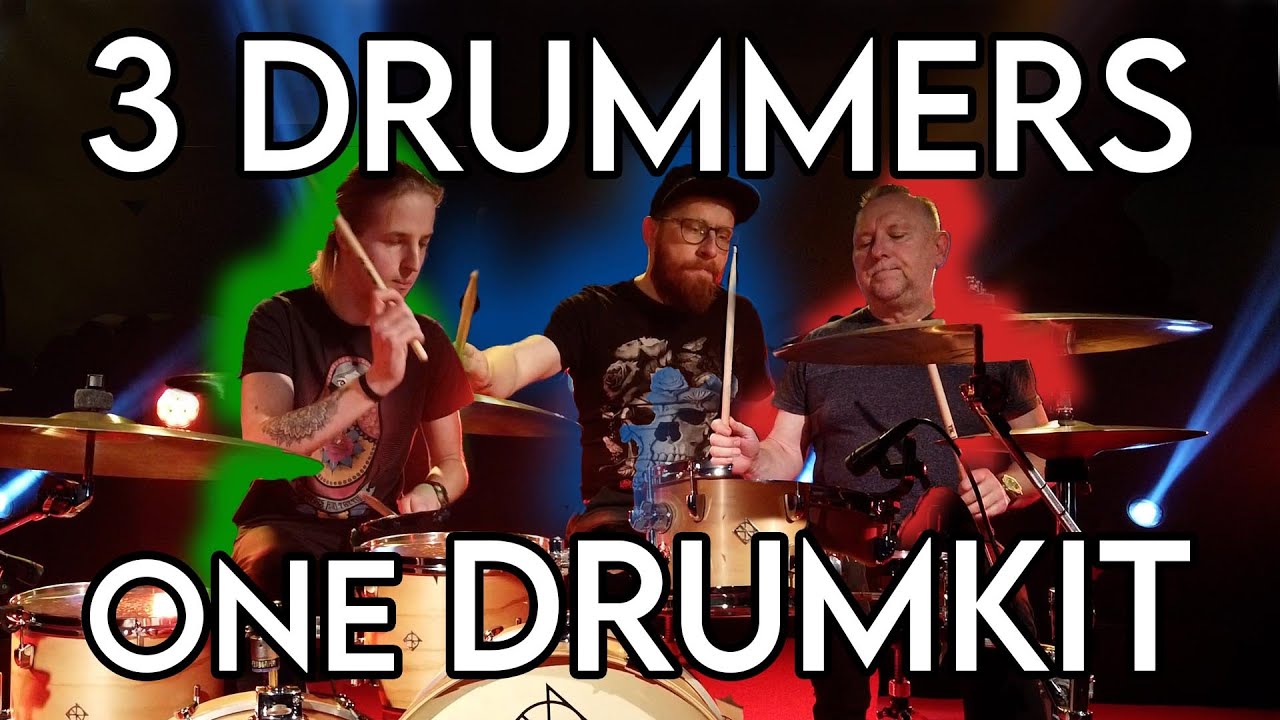 THREE DRUMMERS ONE DRUMKIT - DIXON Little Roomer #dixon #littleroomer