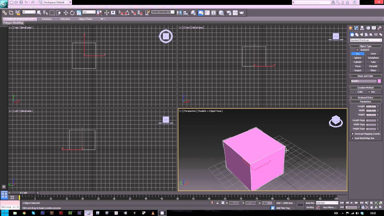 3dsMax Fundamentals - 3 - Creating Basic Geometry