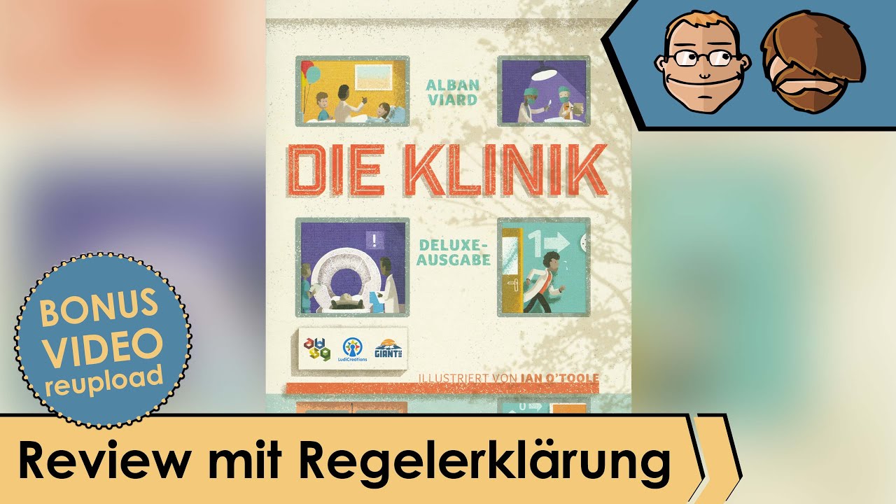 Die Klinik - Brettspiel - Review und Regelerklärung