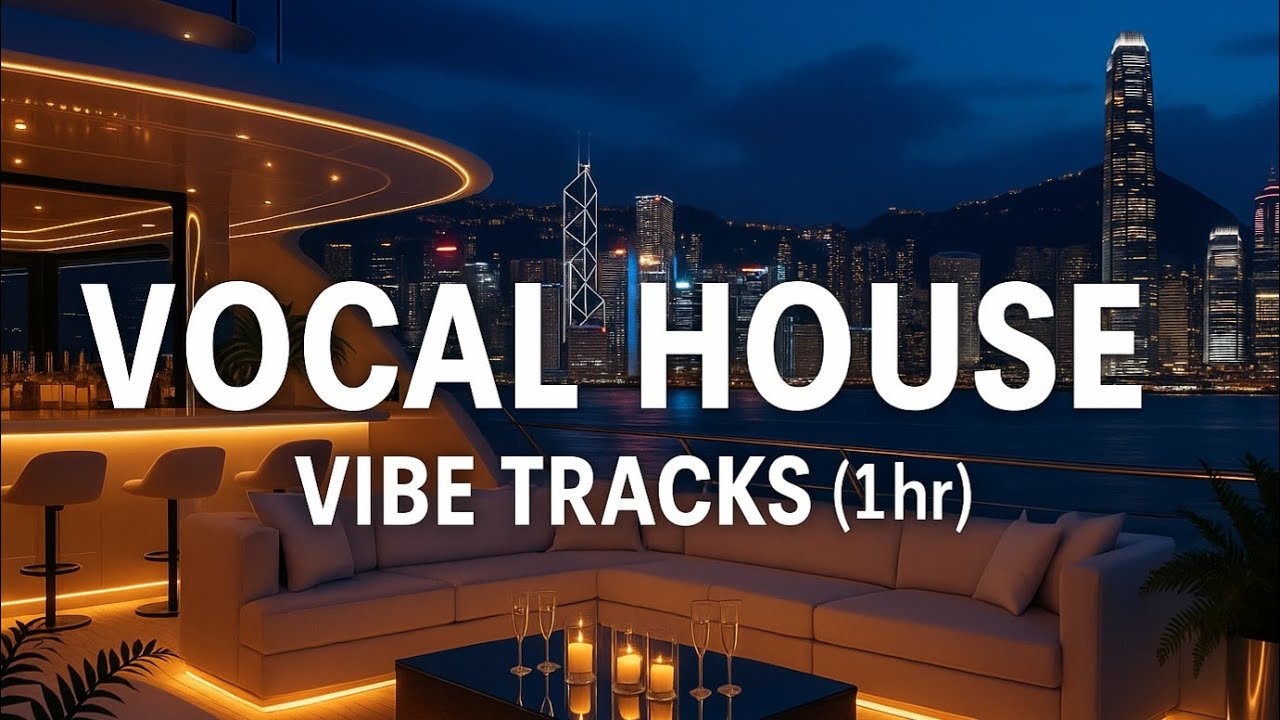 Deep Vocal House | 1hr Chill Jazz House Lounge (Luxury Yacht Vibe)