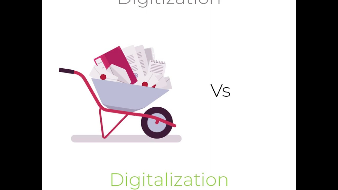 Digitization vs Digitalization