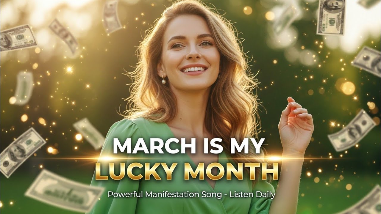 🎵 MARCH IS MY LUCKY MONTH 🍀💸 | Money Magnet Affirmation Song for Wealth & Abundance