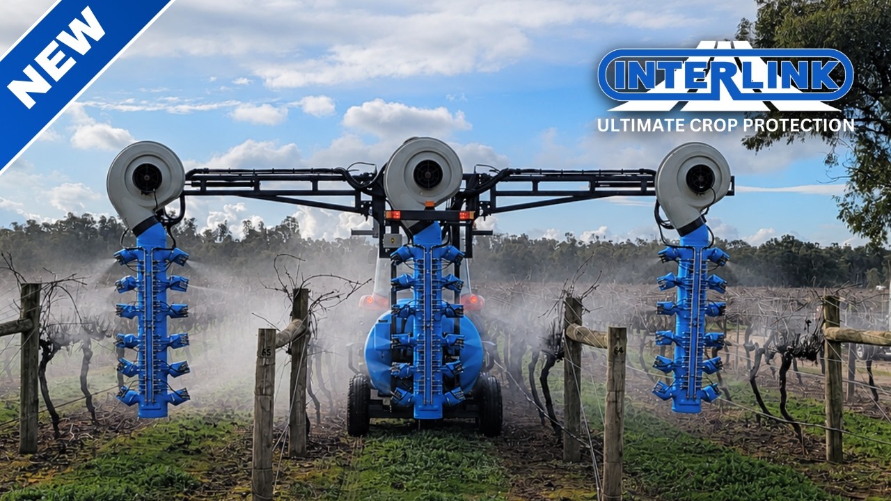 4000L Straight Nebulizer Sprayer | Built for VSP Trellis Vineyards | Interlink Sprayers