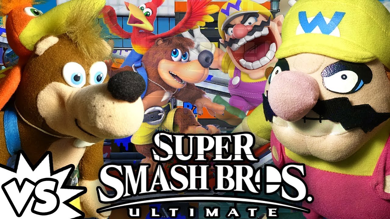 Банджо Казуи против Варио !! СУПЕР SMASH BROS ULTIMATE!! ᴴᴰ