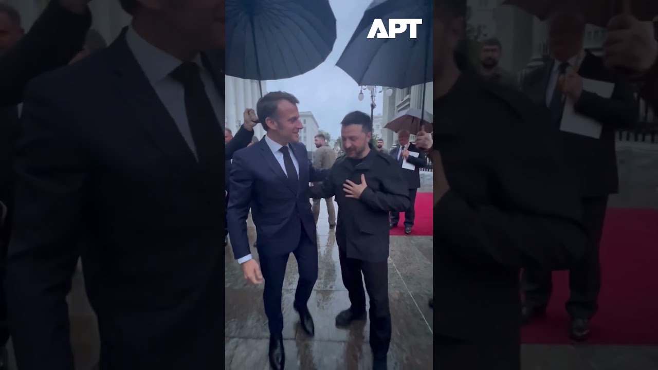 War in Ukraine | 'Count on Us, My Friend!': Macron Embraces Zelensky Before Departing Kyiv | APT