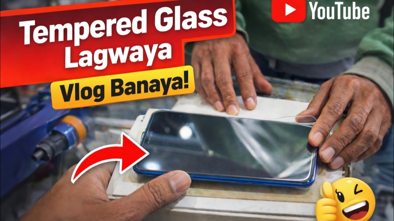 ₹50 Ka Tempered Glass 😲 | Sasta Aur Best Protection | Vlog