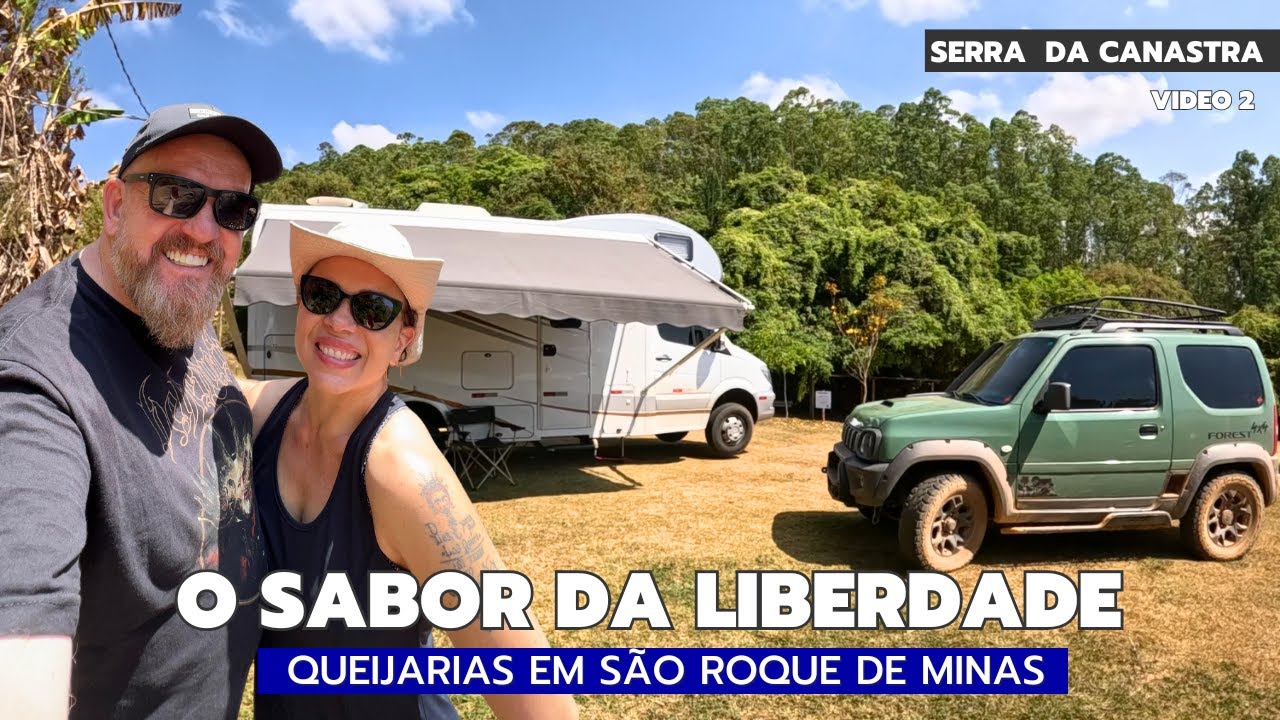 De motorhome em São Roque de Minas descobrindo sabores nas queijarias - Vídeo 2