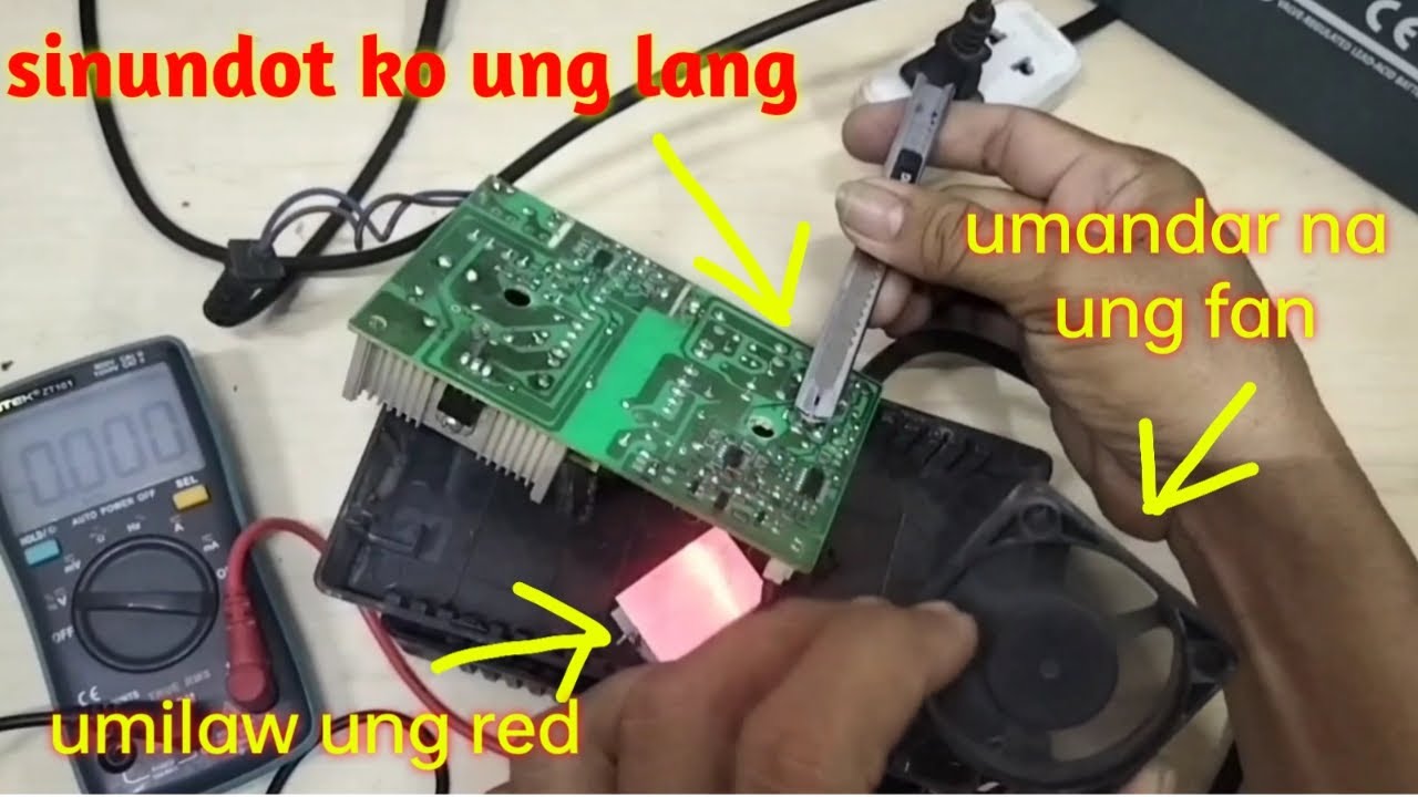 Sinundot umandar. SCR (silicon controlled rectifier) ebike charger